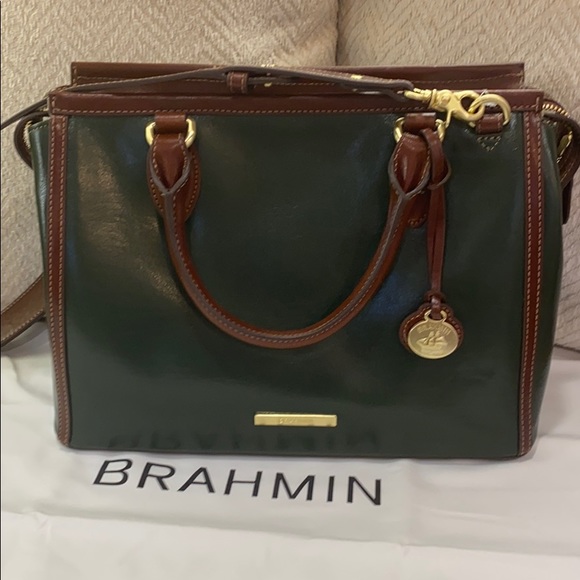 Brahmin Handbags - NWT Brahmin Schooner Hunter Green